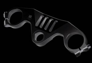 Bonamici Racing Billet Top Triple Clamp: Aprilia RSV4 / Tuono V4  2015+ [Racing Version] Black