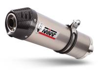 Parts - Exhaust - Mivv Exhaust - Mivv Oval Titanium with Carbon Cap Slip-On Exhaust Multistrada 1200-1260 '15-'19