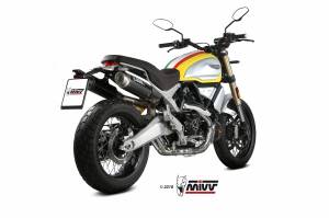 Mivv Exhaust - Mivv GP Pro Carbon Fiber Slip-On Exhaust: Ducati Scrambler 1100 - Image 3