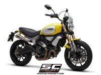SC Project - SC Project Conical 70's Stainless Slip-On: Ducati Scrambler 1100 - Image 2