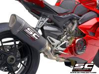 Exhaust - Mid Pipes - SC Project - SC Project SC1-R Carbon Fiber Exhaust: Ducati Panigale V4/S/R