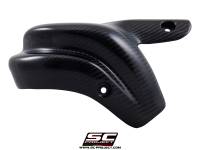Exhaust - Accessories - SC Project - SC Project Gloss Carbon Fiber Heat Shield: Ducati Panigale V4/S/R