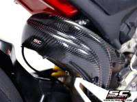 SC Project - SC Project Gloss Carbon Fiber Heat Shield: Ducati Panigale V4/S/R - Image 3