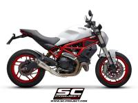 SC Project - SC Project S1 Titanium w/Carbon Cap Exhaust: Ducati Monster 797 - Image 3