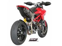 SC Project - SC Project Oval High Mount Exhaust: Ducati Hypermotard 821-939 - Image 2
