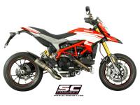 SC Project - SC Project CR-T Titanium Slip On Exhaust: Ducati Hypermotard 821-939 - Image 2