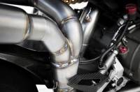 Zard - ZARD 2-1-2 Underseat Full Titanium Exhaust System With Gold Finish End-Caps: Ducati Panigale 1199 - Image 2