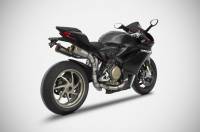 Zard - ZARD 2-1-2 Underseat Full Titanium Exhaust System With Gold Finish End-Caps: Ducati Panigale 1199 - Image 3