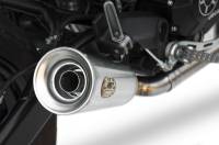 Zard - Zard Conical Slip-on Exhaust: Ducati Scrambler Sixty2 '16-'19
