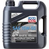 Tools, Stands, Supplies, & Fluids - Fluids - Liqui Moly - Liqui Moly 15W-50 Street 4T Engine Oil [4 Liter]