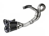 Termignoni - Termignoni Full Exhaust System Stainless with Carbon: Ducati Diavel '11-'14