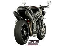 SC Project - SC Project Oval High Mount Exhaust: Triumph Speed Triple R/RS - Image 3