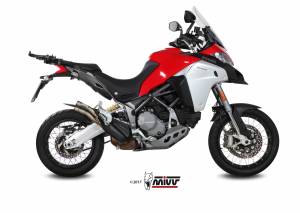 Mivv Exhaust - Mivv Double Gun Titanium Kat-Delete Exhaust: Ducati Multistrada 1200 Enduro - Image 3