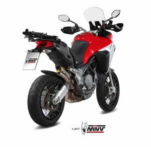 Mivv Exhaust - Mivv Double Gun Titanium Kat-Delete Exhaust: Ducati Multistrada 1200 Enduro - Image 4