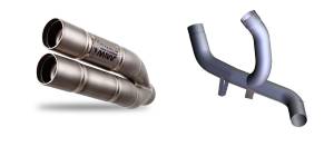 Mivv Exhaust - Mivv Double Gun Titanium Kat-Delete Exhaust: Ducati Multistrada 1200 Enduro - Image 5