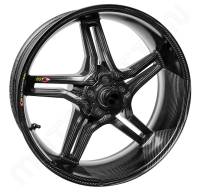 BST Wheels - BST Rapid Tek Carbon Fiber 5 Split Spoke Wheel Set [6.0" Rear]: BMW S1000R '14-'21,S1000RR '09-'22 - Image 3