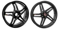 BST Wheels - Rapid TEK 5 Split Spoke - BST Wheels - BST RAPID TEK 5 SPLIT SPOKE WHEEL SET [6" REAR]: Ducati 1098-1198, SF1098, MTS1200-1260, M1200