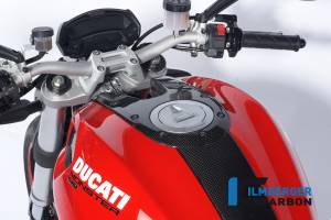 Ilmberger Carbon Fiber - Ilmberger Carbon Fiber Gas Tank Cover: Ducati Monster 696-796-1100 - Image 4