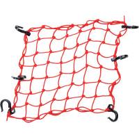 Adjustable Cargo Net 15" Square: Red