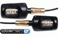 Oberon - OBERON Bar End Turn Signals w/ CRG Hindsight Mirrors Kit - Image 3