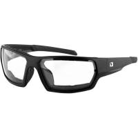 Bobster Tread Sunglasses: Matte Black - Clear