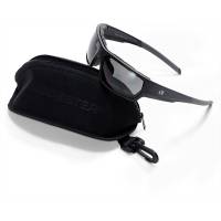Bobster Tread Sunglasses: Matte Black - Smoke