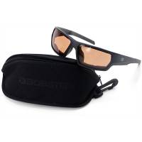 Accessories - Sunglasses - Bobster Eyewear - Bobster Tread Sunglasses: Matte Black - Amber