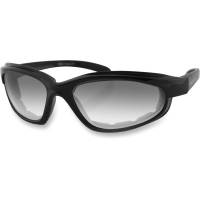 Bobster Fat Boy Sunglasses: Gloss Black - Clear Photochromic