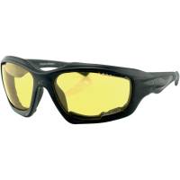 Accessories - Sunglasses - Bobster Eyewear - Bobster Desperado Sunglasses: Gloss Black - Yellow