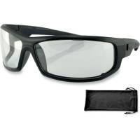 Bobster AXL Sunglasses: Gloss Black - Clear