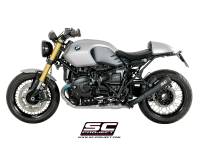 SC Project - SC Project 70's Style Black Conic Exhaust: BMW R nineT - Image 4
