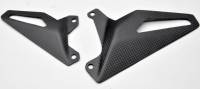 Shift-Tech Carbon Fiber Heel Guard Set: Ducati Panigale V4/S/R, SFV4
