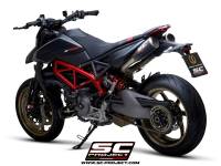 SC Project - SC Project CR-T M2 Carbon Fiber Slip-On Exhaust: Ducati Hypermotard 950/SP - Image 5