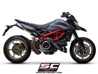 SC Project - SC Project CR-T M2 Carbon Fiber Slip-On Exhaust: Ducati Hypermotard 950/SP - Image 3