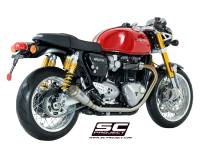 SC Project - SC Project Conic 70's Style Exhaust: Triumph Speed Twin '19+, Thruxton 1200/R '16+ - Image 3