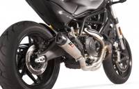 QD Exhaust Half System Tri-Cone: Ducati Monster 797