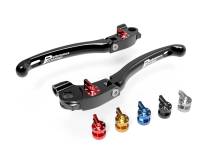 Ducabike Performance Technology ECO GP1 Billet Adjustable Large Pivot Brake & Clutch Folding Levers: [Models as listed]