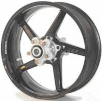 BST Wheels - 5 Spoke Wheels - BST Wheels - BST Diamond Tek Carbon Fiber 5.5" Rear Wheel: Suzuki GSXR-750 '06-'07
