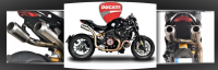 Spark - Spark Ducati Monster 1200 S/R  High "Double-GP" Titanium Semi-Full Exhaust System (2016+) - Image 3