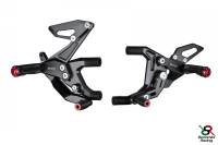 Hand & Foot Controls - Foot  Controls - Bonamici Racing - Bonamici Adjustable Billet Rearsets: Ducati Panigale V2