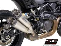 SC Project - SC Project Twin S1 Titanium Slip-on Exhaust: Indian FTR 1200/S - Image 1