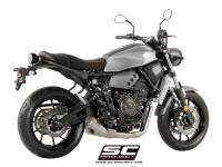 SC Project - SC Project Conic 70's Style Full Exhaust [With Kat]: Yamaha XSR700 - Image 3