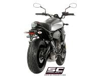 SC Project - SC Project Conic 70's Style Full Exhaust [With Kat]: Yamaha XSR700 - Image 5