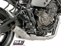 SC Project - SC Project CR-T Slip-on Exhaust [With Cat]: Yamaha XSR700