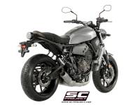 SC Project - SC Project CR-T Slip-on Exhaust [With Cat]: Yamaha XSR700 - Image 4
