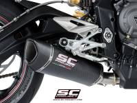 SC Project SC1-R Slip-on Exhaust: Triumph Street Triple RS/S/R