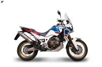 Termignoni - Termignoni Stainless Link Pipe and Carbon Heat Shield CRF1000L Africa Twin '18-'19 - Image 4