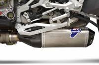 Termignoni Dua Stainless Steel Titanium Slip-On Exhaust: Ducati Streetfighter V4/S