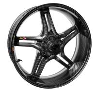 BST Wheels - BST Rapid Tek 5 Split Spoke Carbon Fiber Wheel Set [6.0" Rear]: Ducati Sport Classic, GT1000, Paul Smart - Image 2