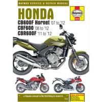 Tools, Stands, Supplies, & Fluids - Haynes Books - Haynes Motorcycle Repair Manual: Honda CB/R/F600(F) '07-'12